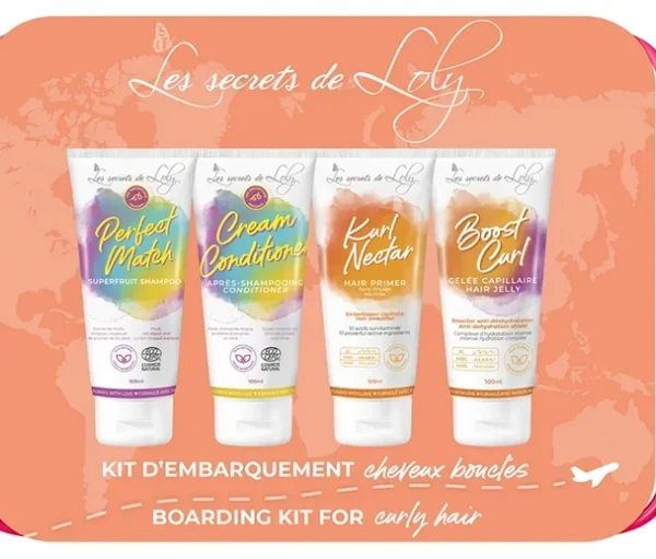 Kit d'Embarquement Cheveux Bouclés - 4 x 100ml