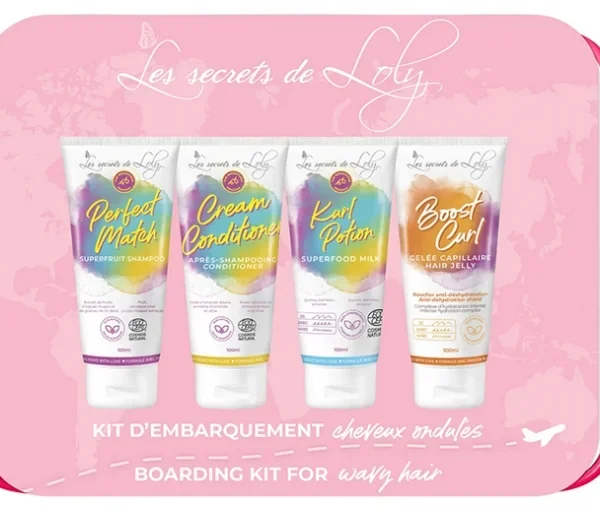 Kit d'Embarquement Cheveux Ondulés - 4x100ml