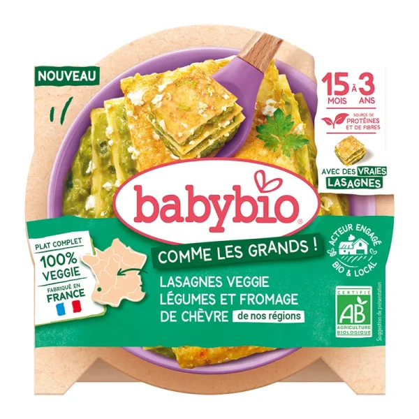 Lasagnes veggie légumes et fromage de chèvre - 200g