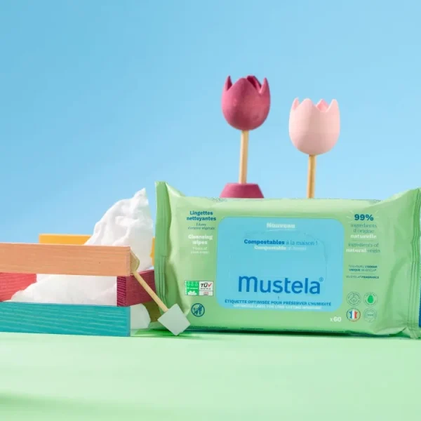 Lingettes nettoyantes compostables