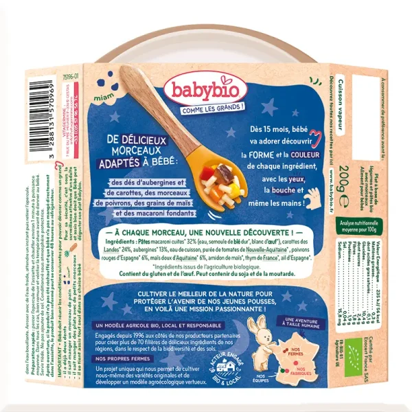 Macaroni & Légumes du soleil