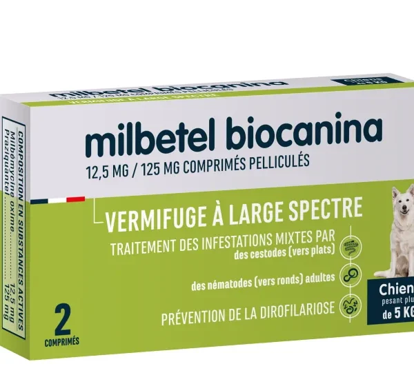 Milbetel Chien 12,5 mg / 125 mg