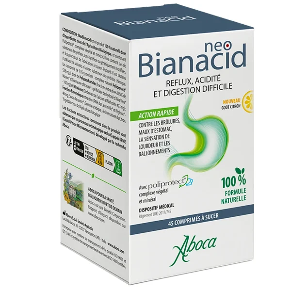 NeoBianacid Reflux et Acidité - Image 2 NeoBianacid Reflux et Acidité - 45 comprimés