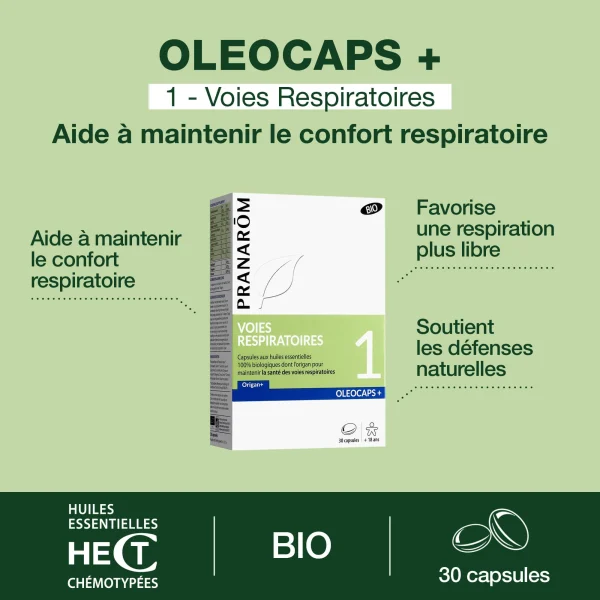 Oleocaps 1 Capsules Voies respiratoires