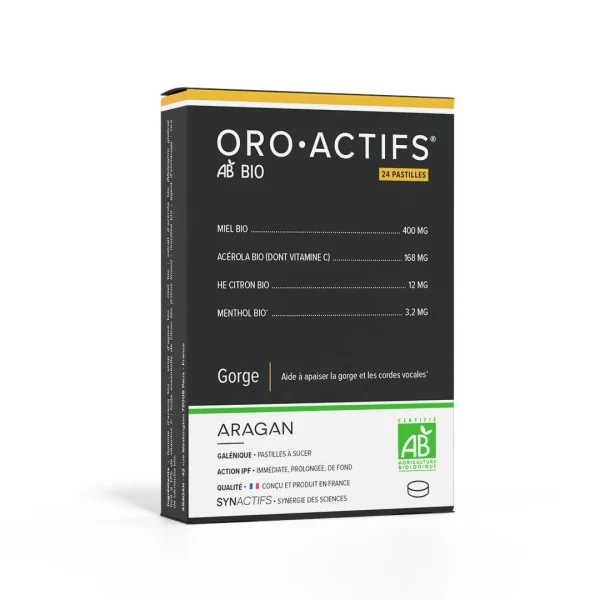 Oroactifs Pastilles BIO - 24 pastilles