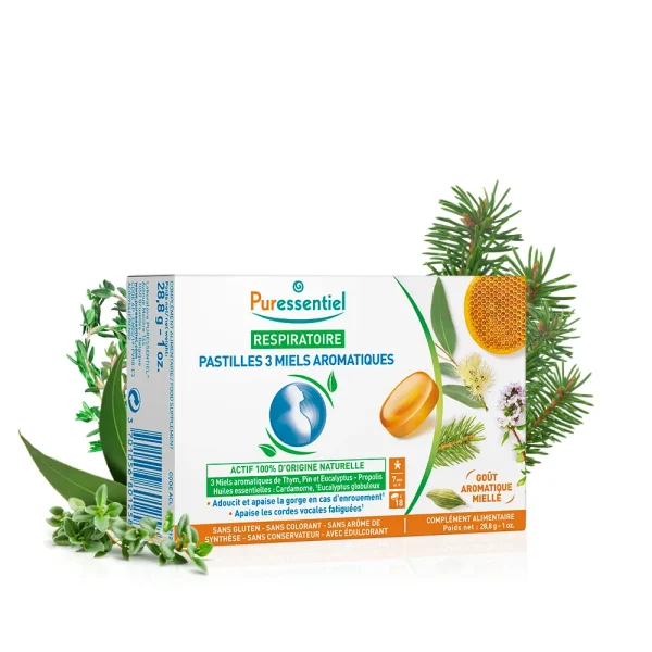 Pastilles aux 3 miels aromatiques