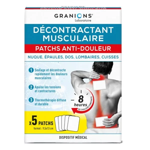 Patchs Anti-Douleur Thermothérapie - 5 patchs