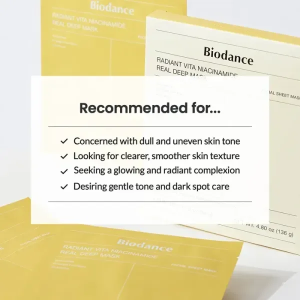 Radiant Vita Niacinamide Real Deep Mask