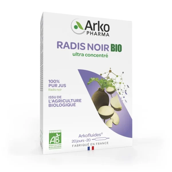 Radis noir BIO - 20 ampoules