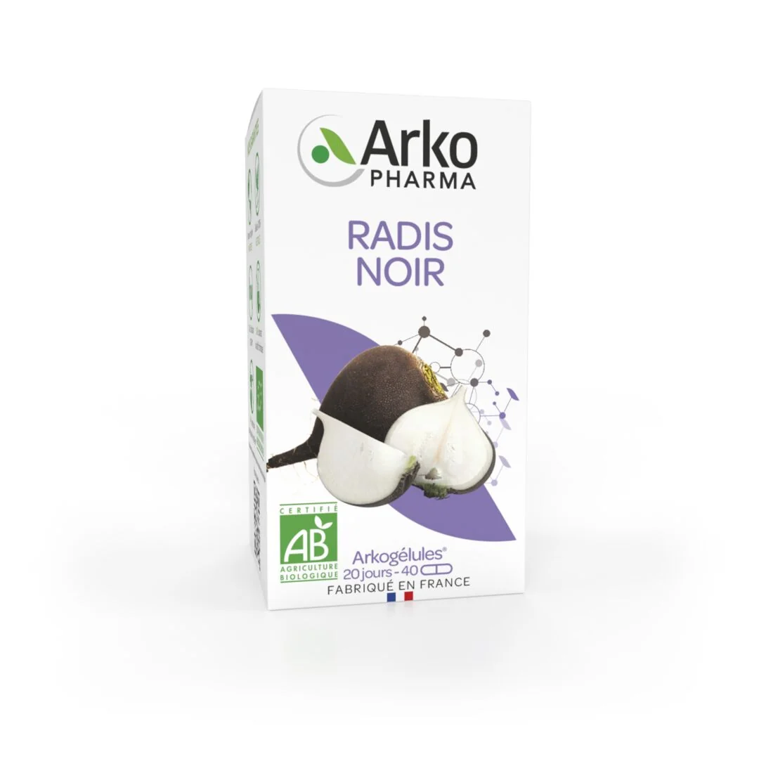 Radis Noir BIO - Image 1 Radis Noir BIO - 40 gélules