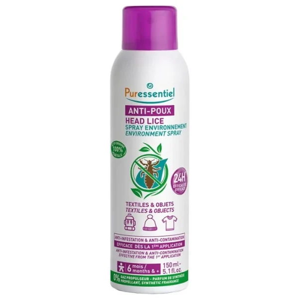 Répulsif Environnement Anti-Poux - 150ml