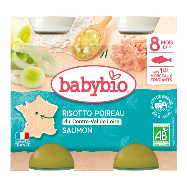 Risotto Poireau Saumon - 2x200g