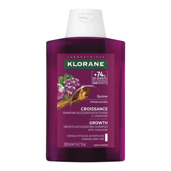 Shampoing accélérateur de pousse à l'adénosine 200 ml
