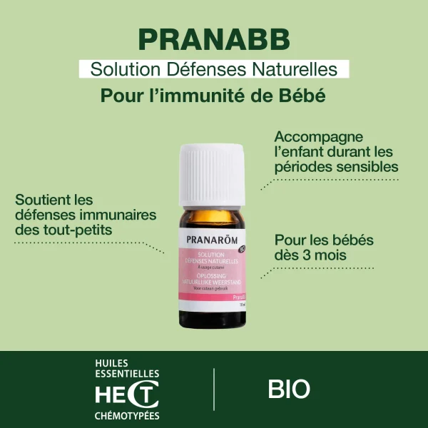 Solution défenses naturelles pour bébé