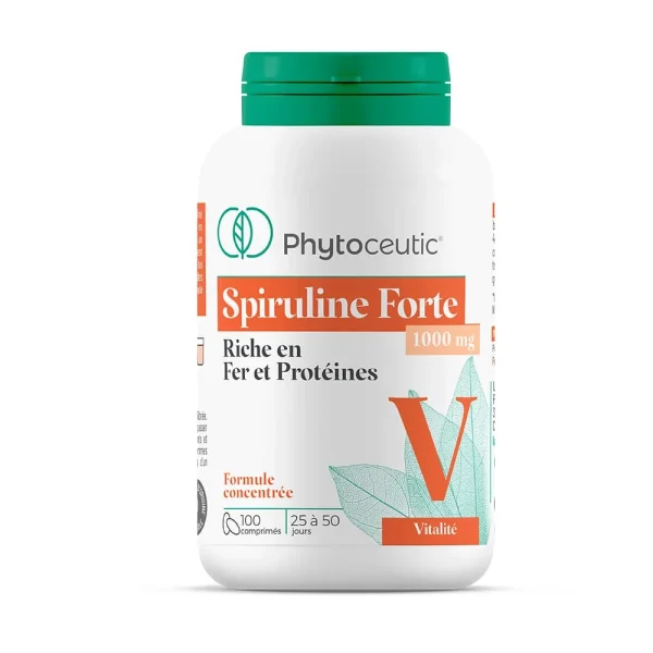 Spiruline Forte 1000 mg - 100 comprimés