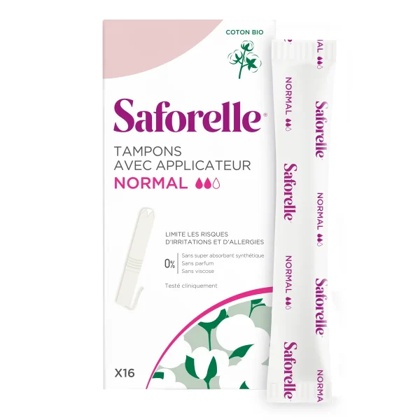Tampons avec applicateur Coton BIO