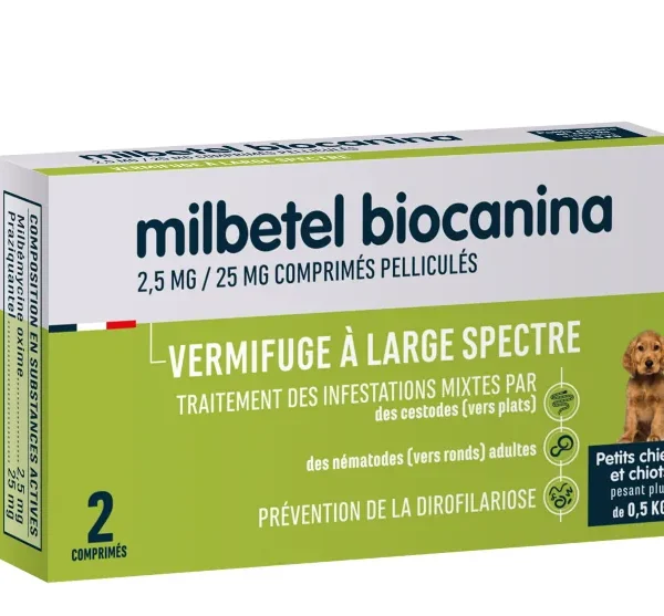 Vermifuge Petits Chiens et Chiots