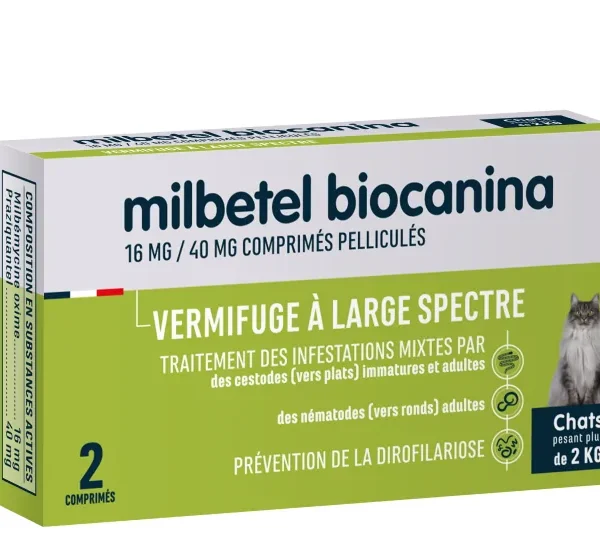 Vermifuge pour Chats de plus de 2kg