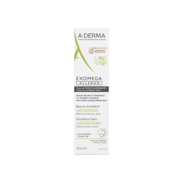 A-Derma Exomega Allergo Baume - Image 3 A-Derma Exomega Allergo Baume