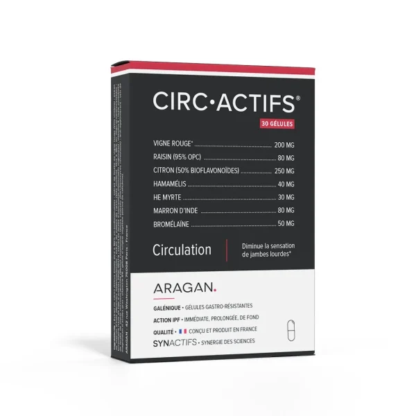 Aragan Synactifs Circactifs - 30 gélules