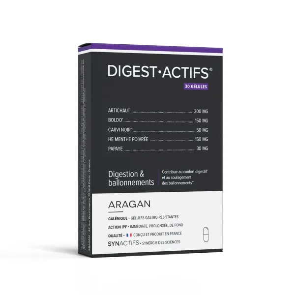 Aragan Synactifs Digestactifs - 30 gélules