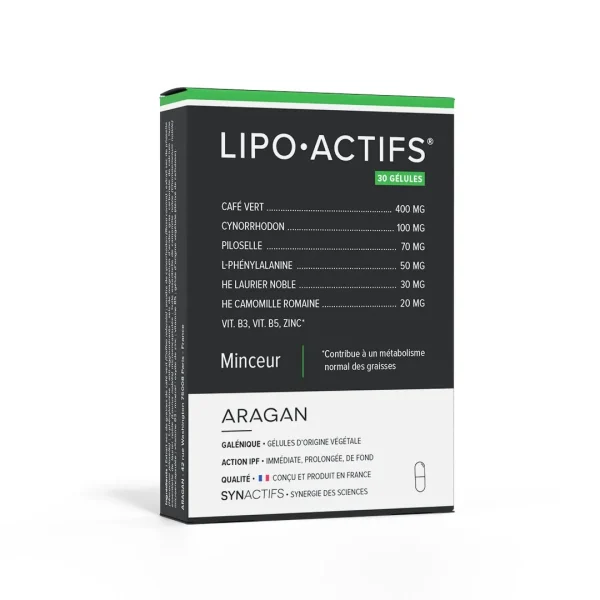 Aragan Synactifs Lipoactifs - 30 gélules