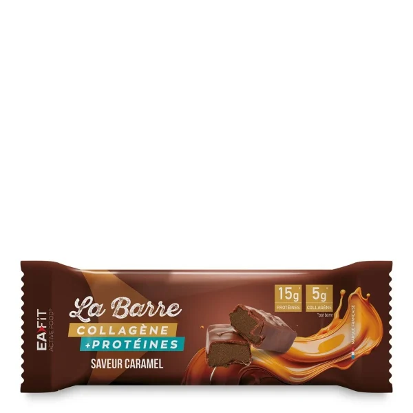 Barre Protéinée Collagène Caramel - Caramel
