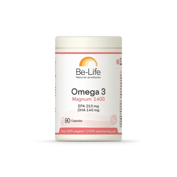 Be-Life Omega 3 Magnum 1400 - Image 1 Be-Life Omega 3 Magnum 1400 - 90 Caps.