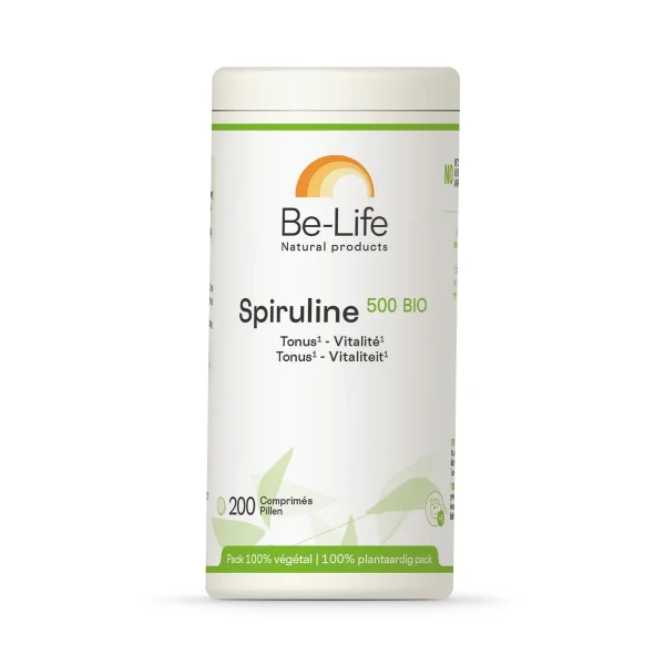 Be-Life Spiruline 500 BIO - 200 tabs.