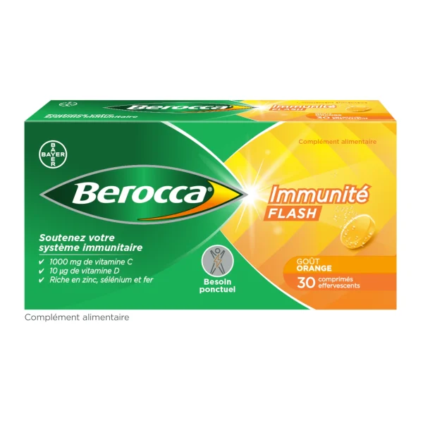 Berocca Immunité Flash - 30 comprimés