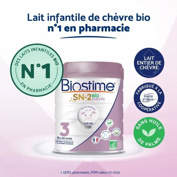 Biostime Lait de Chèvre 3ème âge