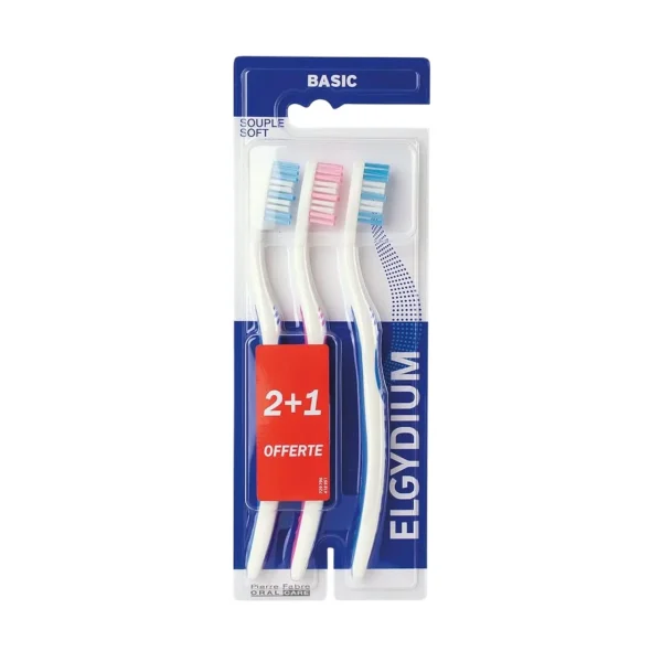 Brosse à dents Souple - 2+1 unités