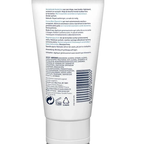 CeraVe Crème Mains Réparatrice