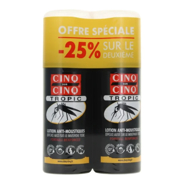 Cinq sur Cinq Tropic Lotion - 2x75ml
