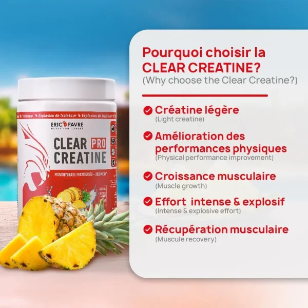 Clear Créatine 200 mesh