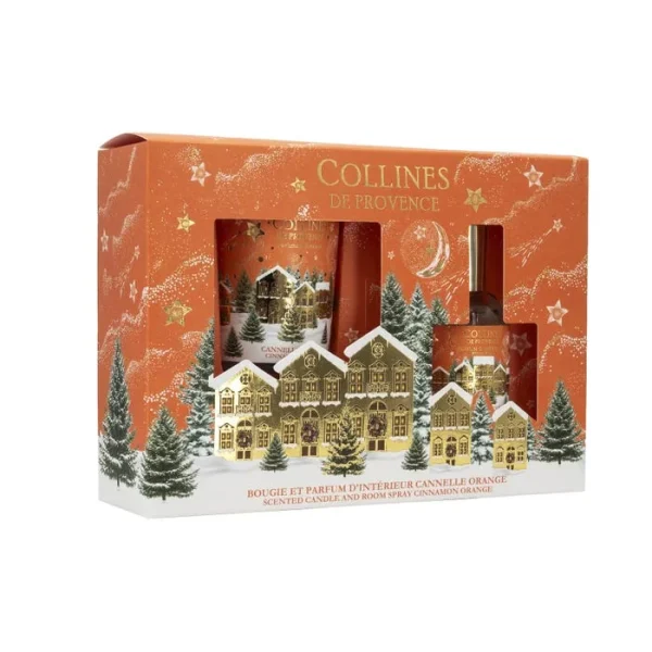 Collines de Provence Coffret Cannelle Orange - 50ml + 75g