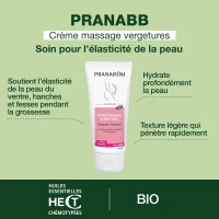 Crème de massage vergetures