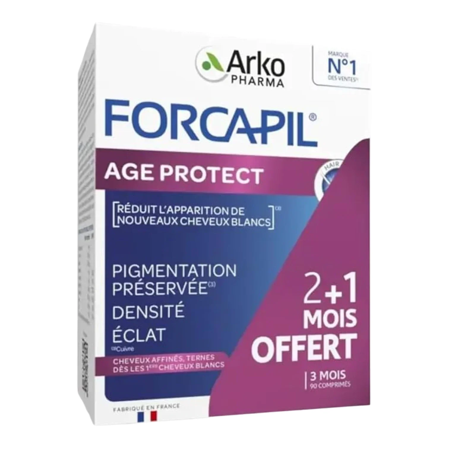 Forcapil Âge Protect - 90 comprimés