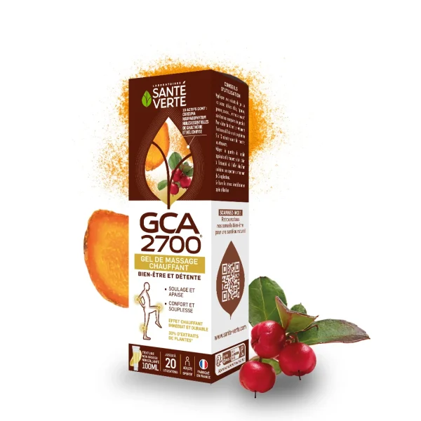 GCA 2700 Gel de massage chauffant - 100ml