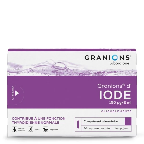 Granions d'Iode - 30 ampoules