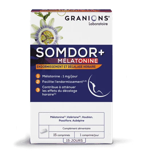 Granions Somdor+ Mélatonine - 15 comprimés