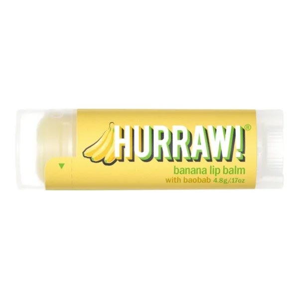 Hurraw! Baume à lèvres Banane - 4,8g