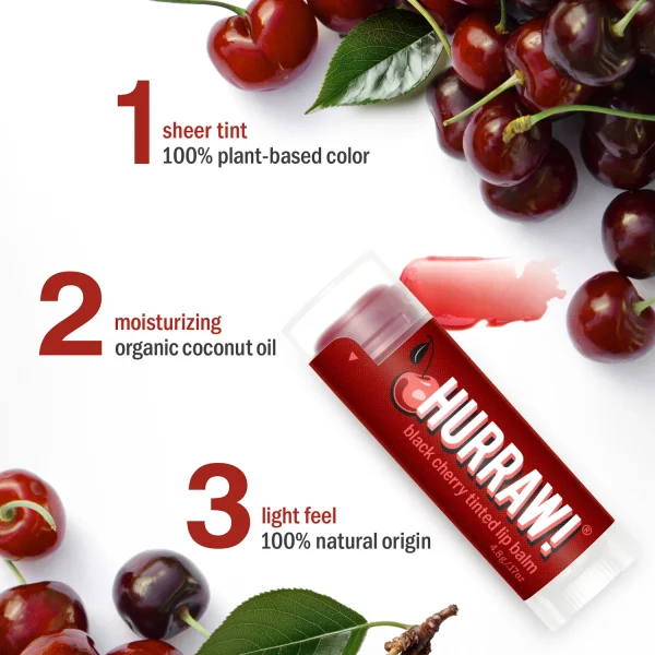 Hurraw Tinted Lip Balm Cerise