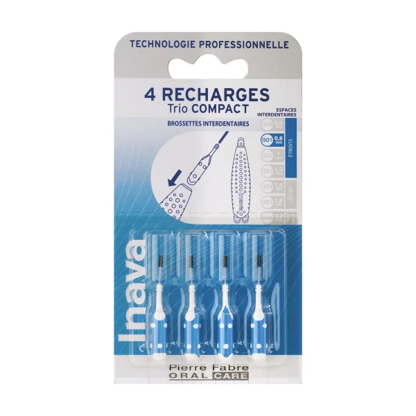 Inava Recharge Bleue ISO 1 - Blister 4 Unités