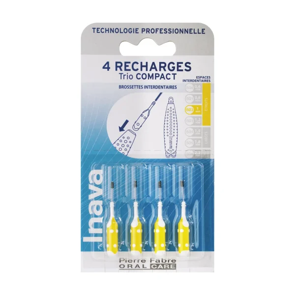 Inava Recharge Jaune ISO 2 - Blister 4 Unités