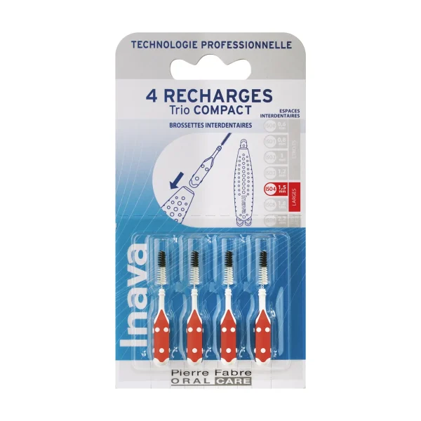 Inava Recharge Rouge ISO 4 - Blister 4 Unités