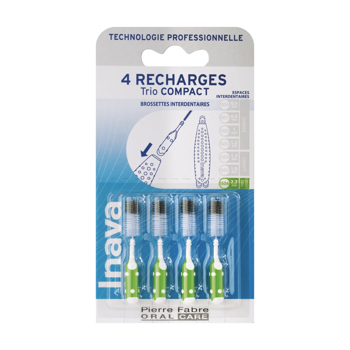 Inava Recharge Verte ISO 6 - Blister 4 Unités