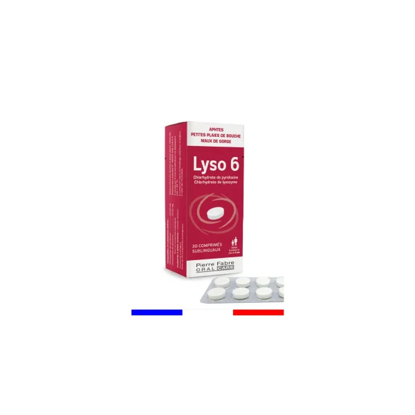 Lyso 6 Action Antiseptique - 30 comprimés