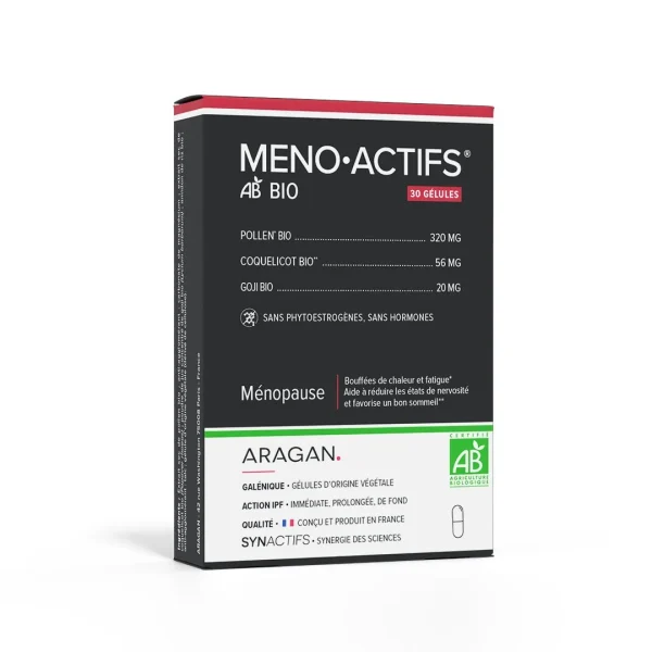 MenoActifs Bio - 30 gélules