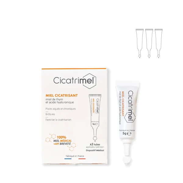 Miel Cicatrisant Cicatrimel - 3x5g